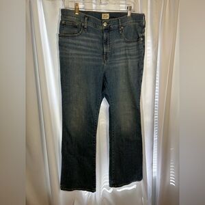 J.CREW Curvy Full-length Demi-Boot Cut Jeans Sz 32 Petite